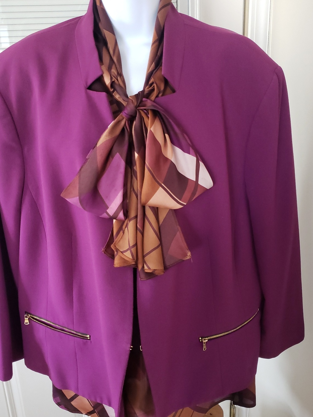Nine West, Plum Blazer, Size 24